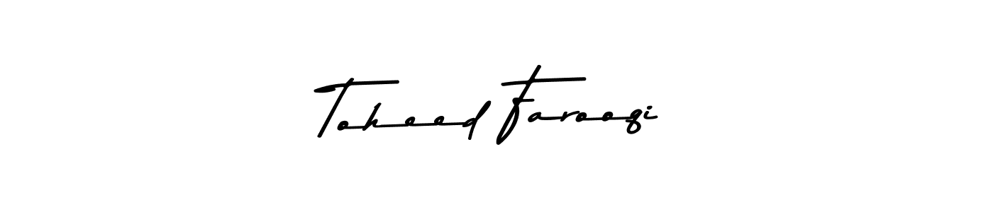 The best way (Asem Kandis PERSONAL USE) to make a short signature is to pick only two or three words in your name. The name Toheed Farooqi include a total of six letters. For converting this name. Toheed Farooqi signature style 9 images and pictures png