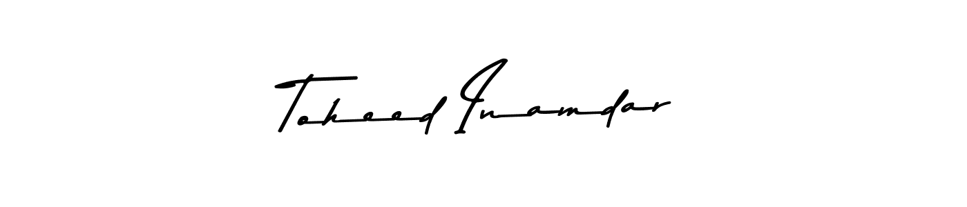 It looks lik you need a new signature style for name Toheed Inamdar. Design unique handwritten (Asem Kandis PERSONAL USE) signature with our free signature maker in just a few clicks. Toheed Inamdar signature style 9 images and pictures png