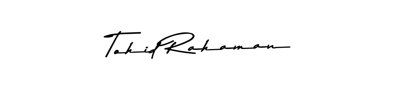 The best way (Asem Kandis PERSONAL USE) to make a short signature is to pick only two or three words in your name. The name Tohid Rahaman include a total of six letters. For converting this name. Tohid Rahaman signature style 9 images and pictures png