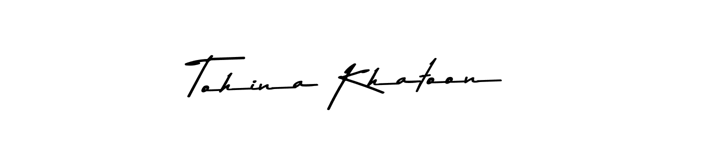 Also we have Tohina Khatoon name is the best signature style. Create professional handwritten signature collection using Asem Kandis PERSONAL USE autograph style. Tohina Khatoon signature style 9 images and pictures png
