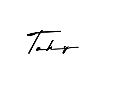 Tohy stylish signature style. Best Handwritten Sign (Asem Kandis PERSONAL USE) for my name. Handwritten Signature Collection Ideas for my name Tohy. Tohy signature style 9 images and pictures png