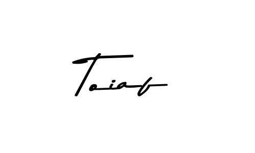 if you are searching for the best signature style for your name Toiaf. so please give up your signature search. here we have designed multiple signature styles  using Asem Kandis PERSONAL USE. Toiaf signature style 9 images and pictures png