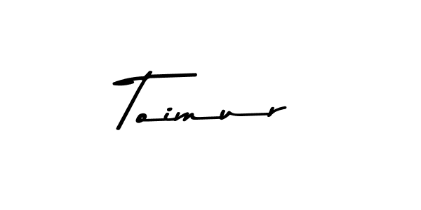 Design your own signature with our free online signature maker. With this signature software, you can create a handwritten (Asem Kandis PERSONAL USE) signature for name Toimur. Toimur signature style 9 images and pictures png