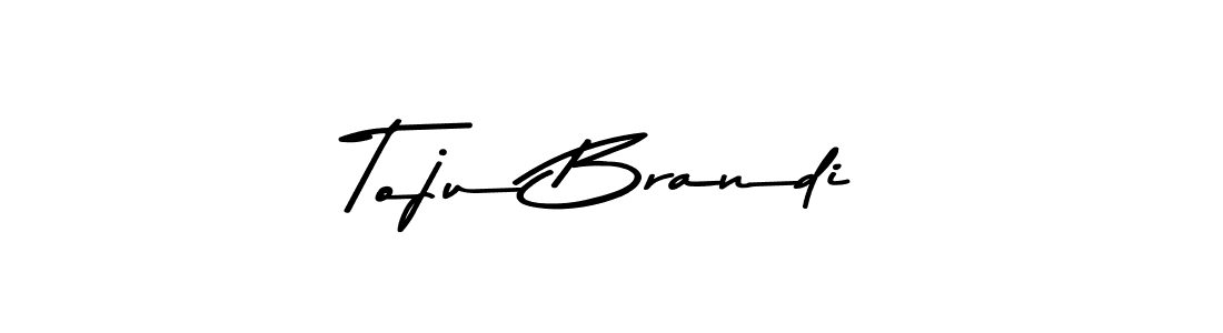 Design your own signature with our free online signature maker. With this signature software, you can create a handwritten (Asem Kandis PERSONAL USE) signature for name Toju Brandi. Toju Brandi signature style 9 images and pictures png