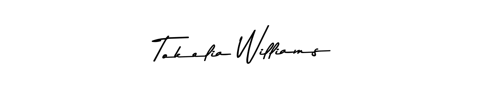 Make a beautiful signature design for name Tokelia Williams. Use this online signature maker to create a handwritten signature for free. Tokelia Williams signature style 9 images and pictures png