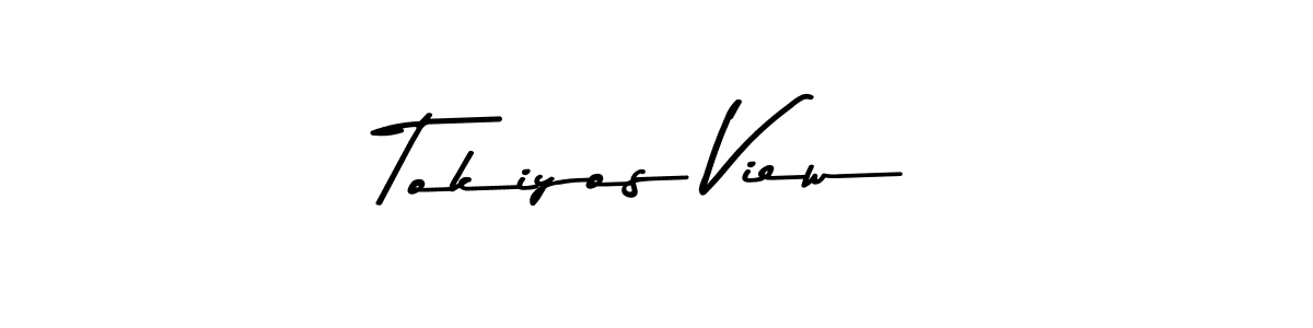 This is the best signature style for the Tokiyos View name. Also you like these signature font (Asem Kandis PERSONAL USE). Mix name signature. Tokiyos View signature style 9 images and pictures png