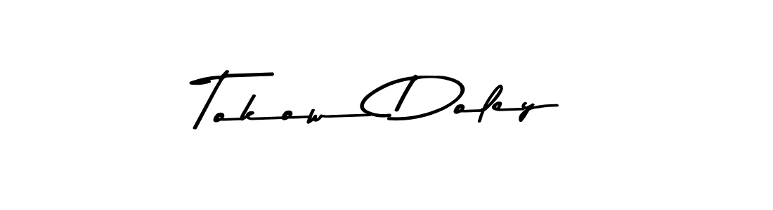 Make a beautiful signature design for name Tokow Doley. Use this online signature maker to create a handwritten signature for free. Tokow Doley signature style 9 images and pictures png