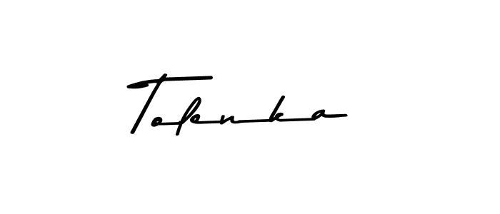 How to make Tolenka signature? Asem Kandis PERSONAL USE is a professional autograph style. Create handwritten signature for Tolenka name. Tolenka signature style 9 images and pictures png