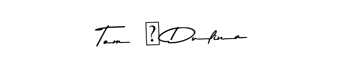 You should practise on your own different ways (Asem Kandis PERSONAL USE) to write your name (Tomáš Dulina) in signature. don't let someone else do it for you. Tomáš Dulina signature style 9 images and pictures png