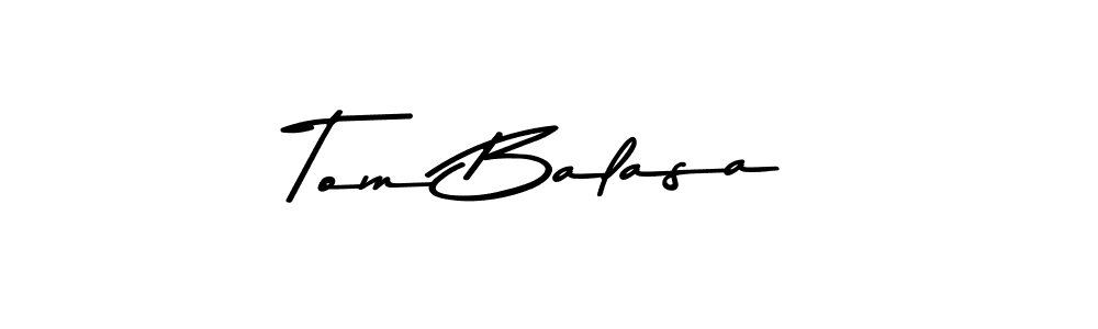 Design your own signature with our free online signature maker. With this signature software, you can create a handwritten (Asem Kandis PERSONAL USE) signature for name Tom Balasa. Tom Balasa signature style 9 images and pictures png