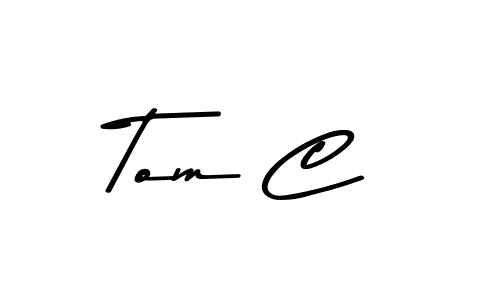 You should practise on your own different ways (Asem Kandis PERSONAL USE) to write your name (Tom C) in signature. don't let someone else do it for you. Tom C signature style 9 images and pictures png