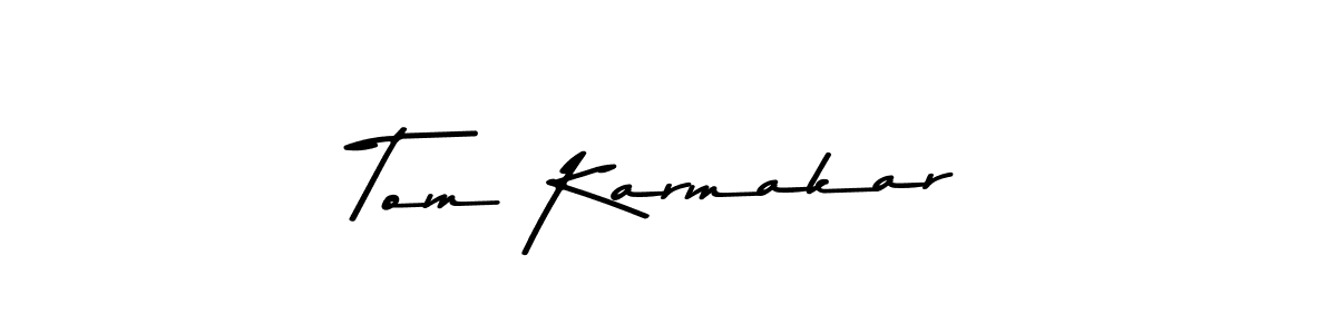 Design your own signature with our free online signature maker. With this signature software, you can create a handwritten (Asem Kandis PERSONAL USE) signature for name Tom Karmakar. Tom Karmakar signature style 9 images and pictures png