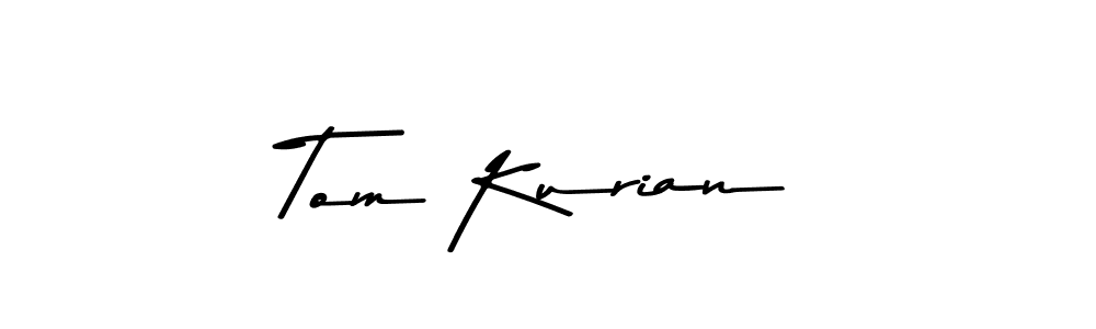 Use a signature maker to create a handwritten signature online. With this signature software, you can design (Asem Kandis PERSONAL USE) your own signature for name Tom Kurian. Tom Kurian signature style 9 images and pictures png