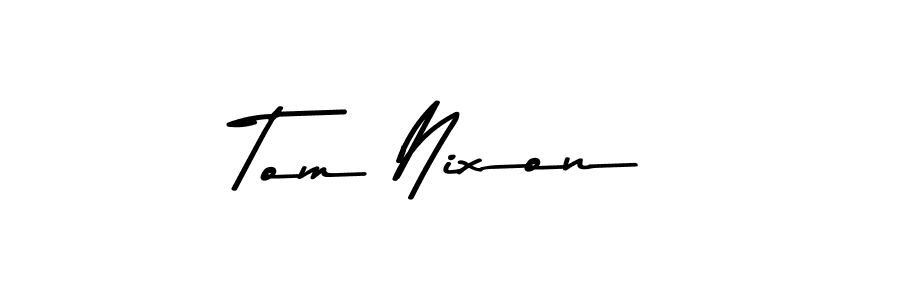 Tom Nixon stylish signature style. Best Handwritten Sign (Asem Kandis PERSONAL USE) for my name. Handwritten Signature Collection Ideas for my name Tom Nixon. Tom Nixon signature style 9 images and pictures png