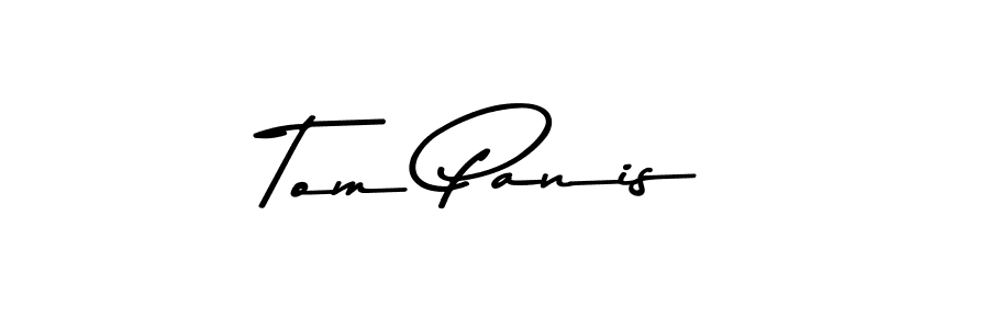 Make a beautiful signature design for name Tom Panis. With this signature (Asem Kandis PERSONAL USE) style, you can create a handwritten signature for free. Tom Panis signature style 9 images and pictures png