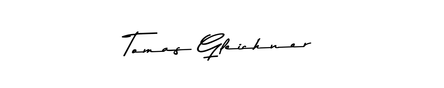 Also You can easily find your signature by using the search form. We will create Tomas Gleichner name handwritten signature images for you free of cost using Asem Kandis PERSONAL USE sign style. Tomas Gleichner signature style 9 images and pictures png