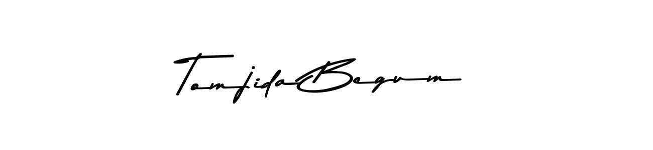 Also we have Tomjida Begum name is the best signature style. Create professional handwritten signature collection using Asem Kandis PERSONAL USE autograph style. Tomjida Begum signature style 9 images and pictures png