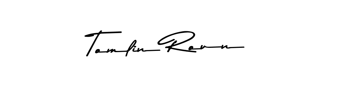 Asem Kandis PERSONAL USE is a professional signature style that is perfect for those who want to add a touch of class to their signature. It is also a great choice for those who want to make their signature more unique. Get Tomlin Roun name to fancy signature for free. Tomlin Roun signature style 9 images and pictures png