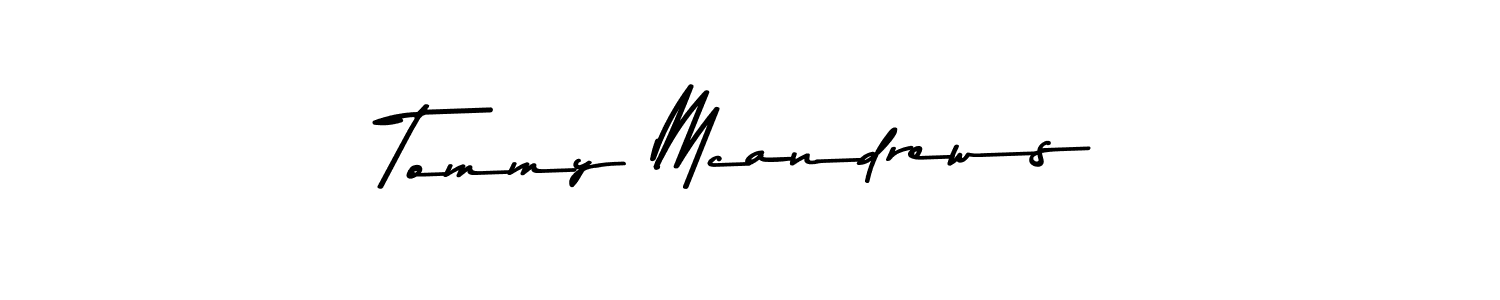 Similarly Asem Kandis PERSONAL USE is the best handwritten signature design. Signature creator online .You can use it as an online autograph creator for name Tommy Mcandrews. Tommy Mcandrews signature style 9 images and pictures png