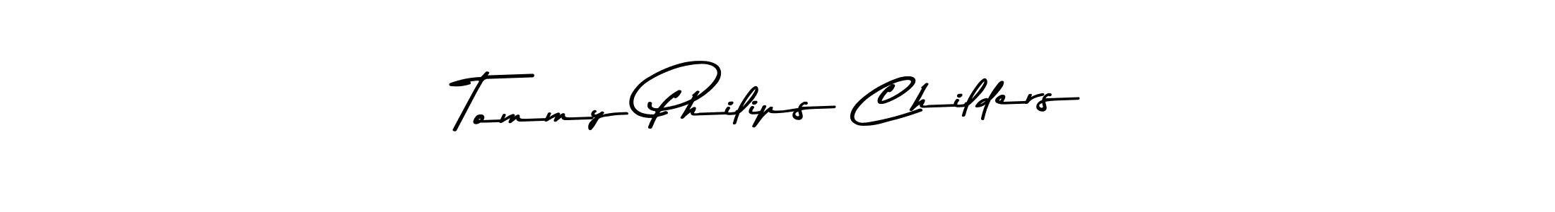 Design your own signature with our free online signature maker. With this signature software, you can create a handwritten (Asem Kandis PERSONAL USE) signature for name Tommy Philips Childers. Tommy Philips Childers signature style 9 images and pictures png