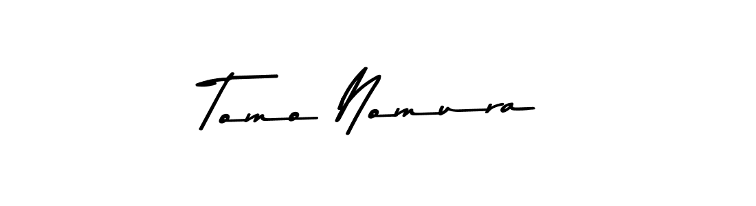 You should practise on your own different ways (Asem Kandis PERSONAL USE) to write your name (Tomo Nomura) in signature. don't let someone else do it for you. Tomo Nomura signature style 9 images and pictures png
