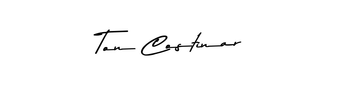 See photos of Ton Costinar official signature by Spectra . Check more albums & portfolios. Read reviews & check more about Asem Kandis PERSONAL USE font. Ton Costinar signature style 9 images and pictures png