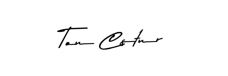 You should practise on your own different ways (Asem Kandis PERSONAL USE) to write your name (Ton Cstnr) in signature. don't let someone else do it for you. Ton Cstnr signature style 9 images and pictures png