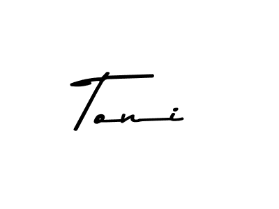 How to make Toni signature? Asem Kandis PERSONAL USE is a professional autograph style. Create handwritten signature for Toni name. Toni signature style 9 images and pictures png