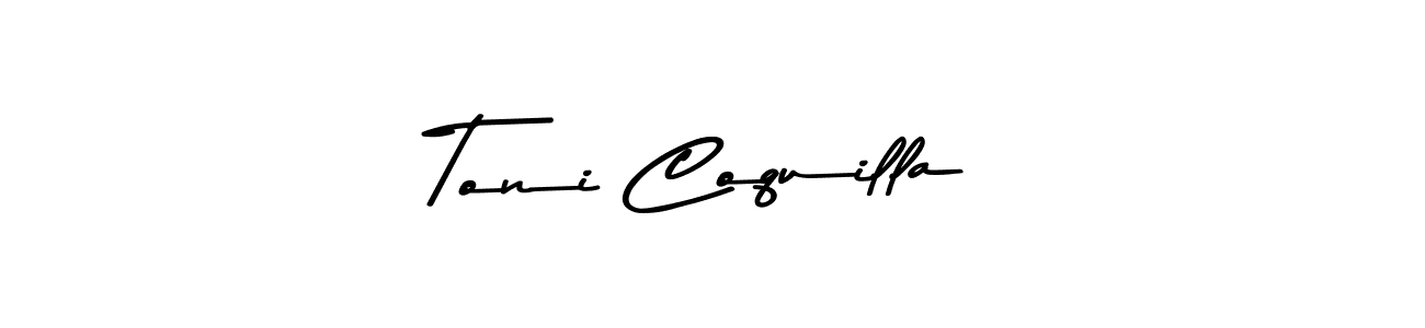 Make a beautiful signature design for name Toni Coquilla. Use this online signature maker to create a handwritten signature for free. Toni Coquilla signature style 9 images and pictures png