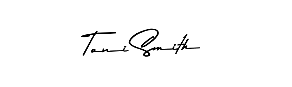 This is the best signature style for the Toni Smith name. Also you like these signature font (Asem Kandis PERSONAL USE). Mix name signature. Toni Smith signature style 9 images and pictures png