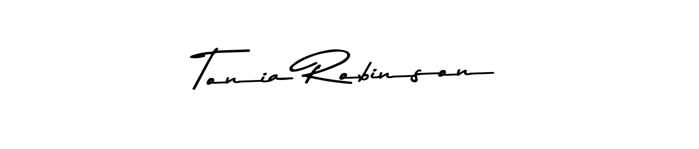 Design your own signature with our free online signature maker. With this signature software, you can create a handwritten (Asem Kandis PERSONAL USE) signature for name Tonia Robinson. Tonia Robinson signature style 9 images and pictures png