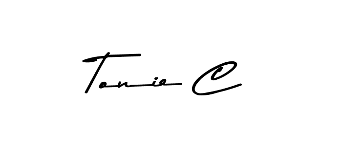 Make a beautiful signature design for name Tonie C. Use this online signature maker to create a handwritten signature for free. Tonie C signature style 9 images and pictures png