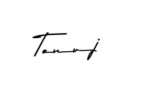 How to make Tonuj signature? Asem Kandis PERSONAL USE is a professional autograph style. Create handwritten signature for Tonuj name. Tonuj signature style 9 images and pictures png