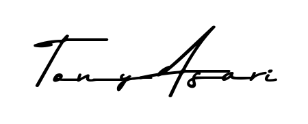 The Asem Kandis PERSONAL USE handwriting style adds charm and authenticity to name Tony Asari. A wonderful choice for personal thank-you notes. Tony Asari signature style 9 images and pictures png