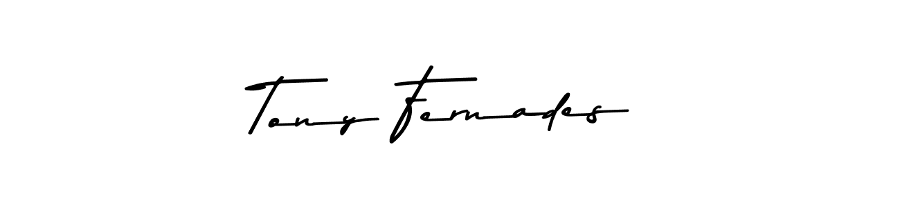 This is the best signature style for the Tony Fernades name. Also you like these signature font (Asem Kandis PERSONAL USE). Mix name signature. Tony Fernades signature style 9 images and pictures png