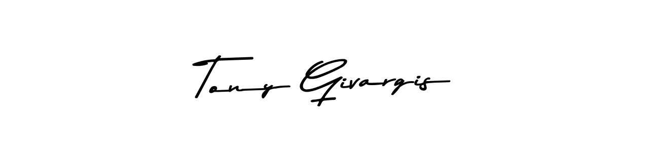 Use a signature maker to create a handwritten signature online. With this signature software, you can design (Asem Kandis PERSONAL USE) your own signature for name Tony Givargis. Tony Givargis signature style 9 images and pictures png