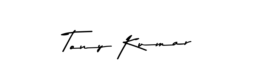 Create a beautiful signature design for name Tony Kumar. With this signature (Asem Kandis PERSONAL USE) fonts, you can make a handwritten signature for free. Tony Kumar signature style 9 images and pictures png