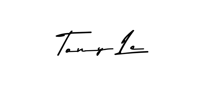 Make a beautiful signature design for name Tony Le. With this signature (Asem Kandis PERSONAL USE) style, you can create a handwritten signature for free. Tony Le signature style 9 images and pictures png