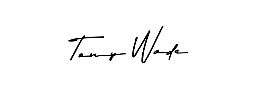 Similarly Asem Kandis PERSONAL USE is the best handwritten signature design. Signature creator online .You can use it as an online autograph creator for name Tony Wade. Tony Wade signature style 9 images and pictures png