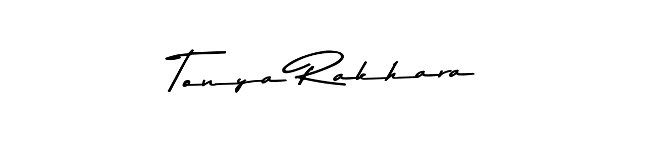 Make a beautiful signature design for name Tonya Rakhara. With this signature (Asem Kandis PERSONAL USE) style, you can create a handwritten signature for free. Tonya Rakhara signature style 9 images and pictures png