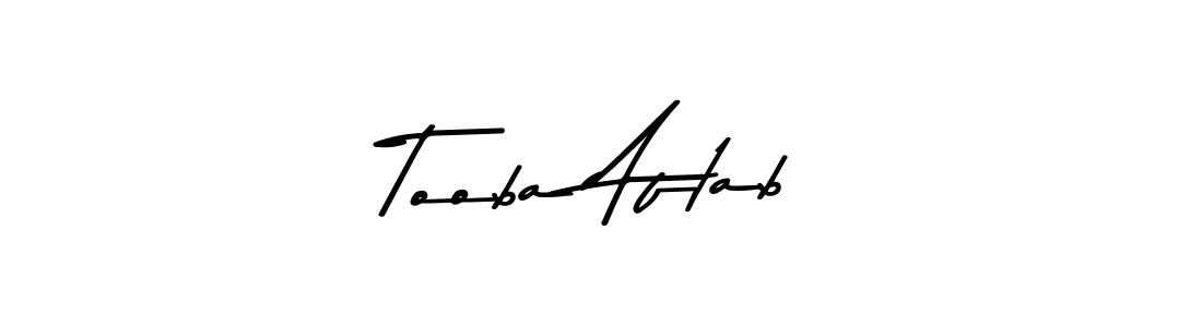 The best way (Asem Kandis PERSONAL USE) to make a short signature is to pick only two or three words in your name. The name Tooba Aftab include a total of six letters. For converting this name. Tooba Aftab signature style 9 images and pictures png