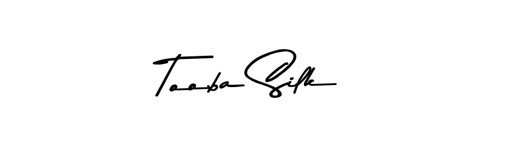 This is the best signature style for the Tooba Silk name. Also you like these signature font (Asem Kandis PERSONAL USE). Mix name signature. Tooba Silk signature style 9 images and pictures png