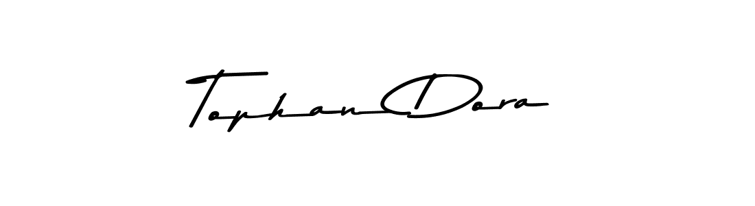 Create a beautiful signature design for name Tophan Dora. With this signature (Asem Kandis PERSONAL USE) fonts, you can make a handwritten signature for free. Tophan Dora signature style 9 images and pictures png