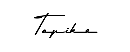 Express your personality with a custom Topike signature crafted with Asem Kandis PERSONAL USE typography. Free transparent PNG download available. Topike signature style 9 images and pictures png