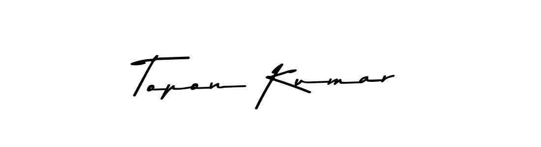 Also You can easily find your signature by using the search form. We will create Topon Kumar name handwritten signature images for you free of cost using Asem Kandis PERSONAL USE sign style. Topon Kumar signature style 9 images and pictures png