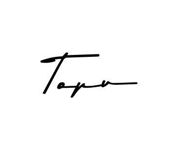 Topu stylish signature style. Best Handwritten Sign (Asem Kandis PERSONAL USE) for my name. Handwritten Signature Collection Ideas for my name Topu. Topu signature style 9 images and pictures png