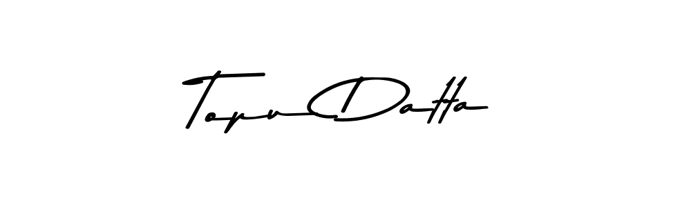 It looks lik you need a new signature style for name Topu Datta. Design unique handwritten (Asem Kandis PERSONAL USE) signature with our free signature maker in just a few clicks. Topu Datta signature style 9 images and pictures png