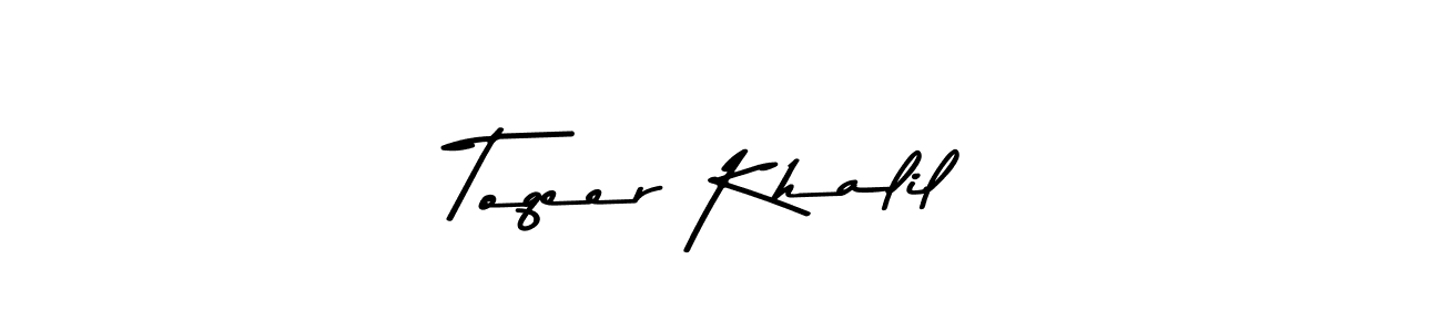 Here are the top 10 professional signature styles for the name Toqeer Khalil. These are the best autograph styles you can use for your name. Toqeer Khalil signature style 9 images and pictures png