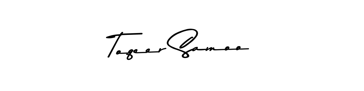 if you are searching for the best signature style for your name Toqeer Samoo. so please give up your signature search. here we have designed multiple signature styles  using Asem Kandis PERSONAL USE. Toqeer Samoo signature style 9 images and pictures png