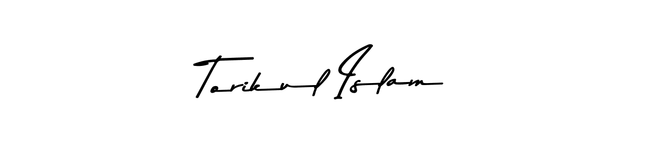 Make a beautiful signature design for name Torikul Islam. With this signature (Asem Kandis PERSONAL USE) style, you can create a handwritten signature for free. Torikul Islam signature style 9 images and pictures png